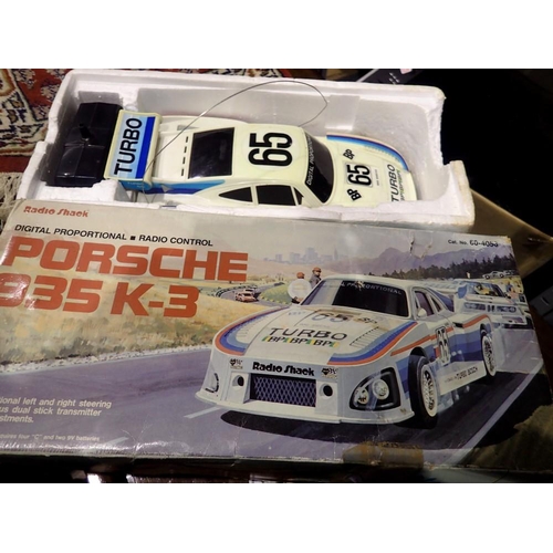 1009 - Boxed radio shack RC Porsche 935K-3. Not available for in-house P&P