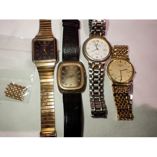 1066 - Mixed gents wristwatches including Rotary. UK P&P Group 1 (£16+VAT for the first lot and £2+VAT for ... 