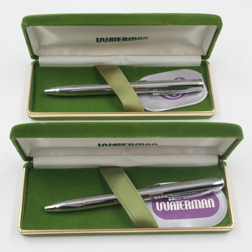 47 - Two Waterman Quattro cased ballpoint pens, each boxed with papers. UK P&P Group 1 (£16+VAT for the f... 