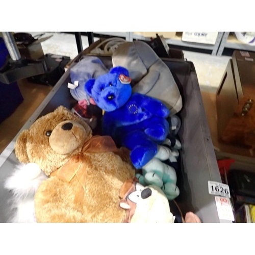 1626 - Crate of soft toys ( create is not included ). Not available for in-house P&P