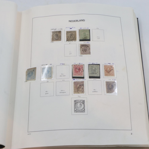 110 - Good Netherlands stamp album, mainly used, 1852 onwards. UK P&P Group 2 (£20+VAT for the first lot a... 