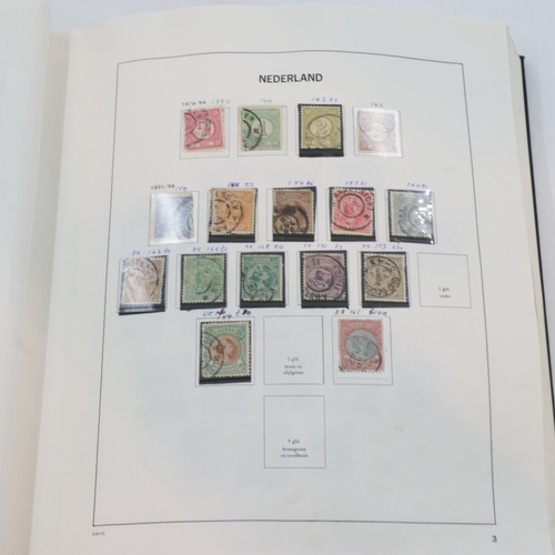 110 - Good Netherlands stamp album, mainly used, 1852 onwards. UK P&P Group 2 (£20+VAT for the first lot a... 