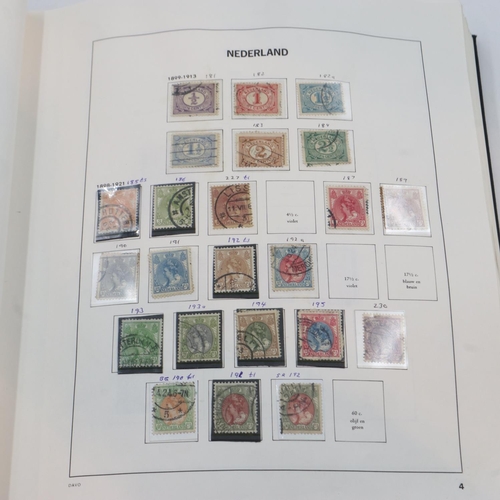 110 - Good Netherlands stamp album, mainly used, 1852 onwards. UK P&P Group 2 (£20+VAT for the first lot a... 