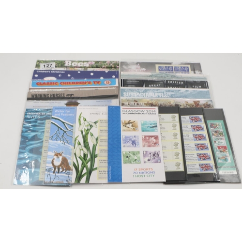 127 - Selection of UK mint stamp sets, face value in excess of £100. UK P&P Group 1 (£16+VAT for the first... 