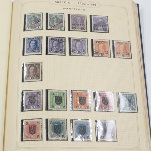 128 - Album of Austro Hungarian and Austria stamps to 1947. UK P&P Group 1 (£16+VAT for the first lot and ... 