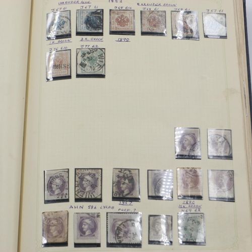 128 - Album of Austro Hungarian and Austria stamps to 1947. UK P&P Group 1 (£16+VAT for the first lot and ... 