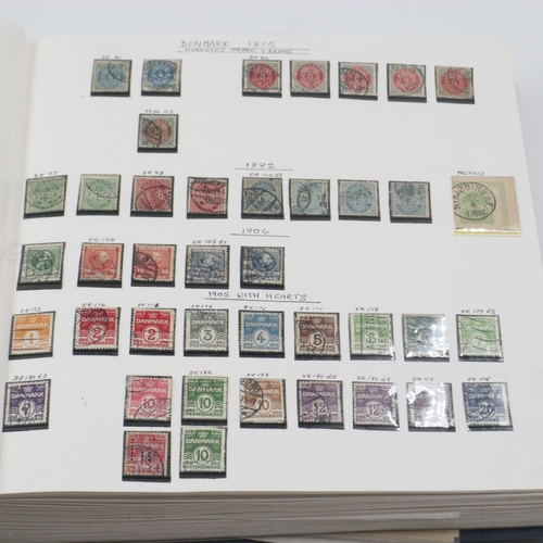 131 - Album of early Denmark and Greek stamps. UK P&P Group 2 (£20+VAT for the first lot and £4+VAT for su... 