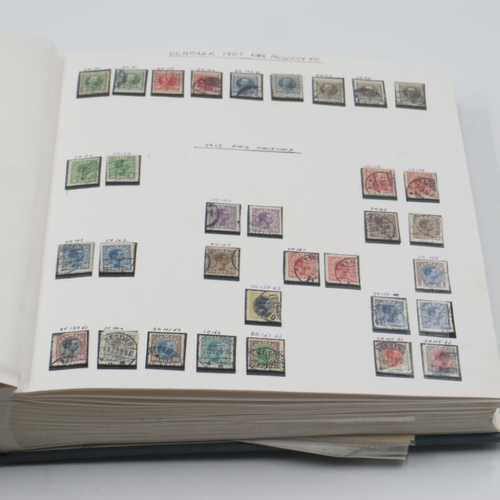 131 - Album of early Denmark and Greek stamps. UK P&P Group 2 (£20+VAT for the first lot and £4+VAT for su... 