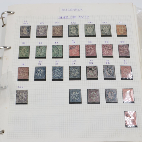 137 - Bulgaria stamp album 1879 and later. UK P&P Group 1 (£16+VAT for the first lot and £2+VAT for subseq... 