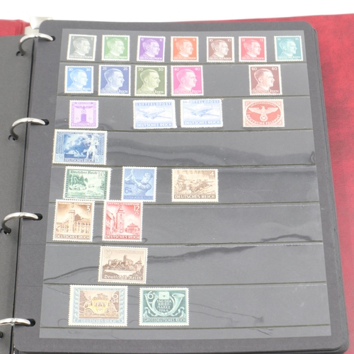 138 - German stamp album, including WWII. UK P&P Group 1 (£16+VAT for the first lot and £2+VAT for subsequ... 