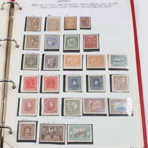 140 - Album of early Russian and Russian satellite states. UK P&P Group 1 (£16+VAT for the first lot and £... 