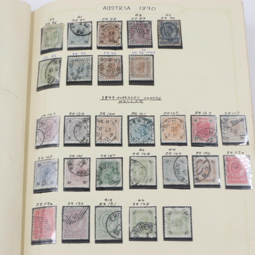 141 - Austria stamp album, 1860-1970. UK P&P Group 1 (£16+VAT for the first lot and £2+VAT for subsequent ... 