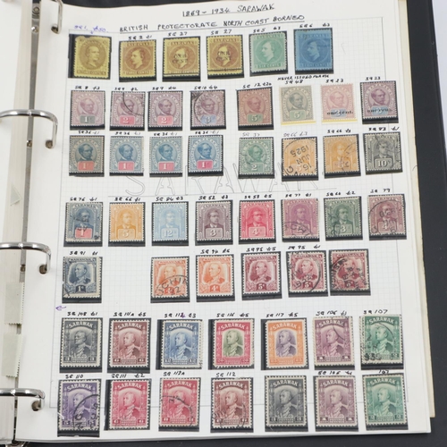 142 - Album of Malaysia, Straits Settlements and Malay State stamps. UK P&P Group 1 (£16+VAT for the first... 