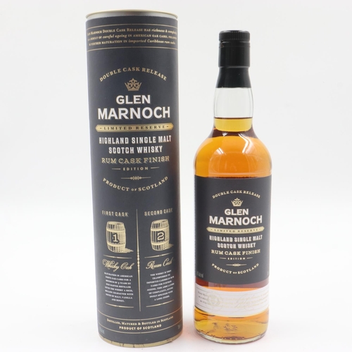 150 - Glen Marnoch limited release single malt Scotch whisky rum cask finish, 70cl in card sleeve. UK P&P ... 