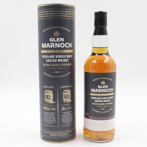 152 - Glen Marnoch limited release single malt Scotch whisky rum cask finish, 70cl in card sleeve. UK P&P ... 