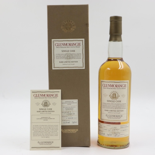 153 - Glenmorangie 1995 single cask 3170 Scotch whisky, bottled at cask strength 59.6 vol, 75cl, 63/297, w... 