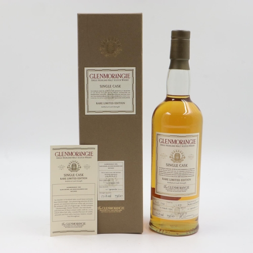 154 - Glenmorangie 1995 single cask 3170 Scotch whisky, bottled at cask strength 59.6 vol, 75cl, 63/297, w... 