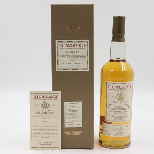 159 - Glenmorangie 1995 single cask 3170 Scotch whisky, bottled at cask strength 59.6 vol, 75cl, 63/297, w... 