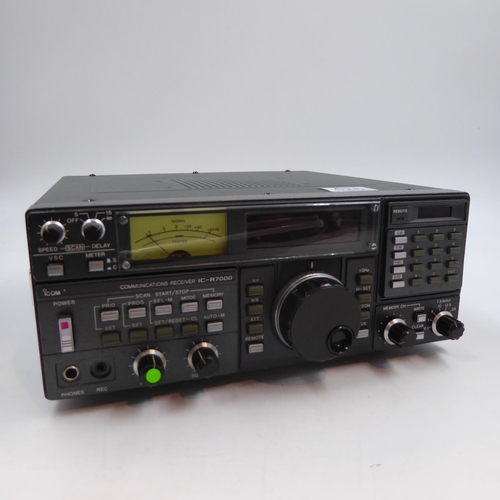 426 - Icom IC-R7000 communications receiver, with instructions and power lead, powers on. All electrical i... 