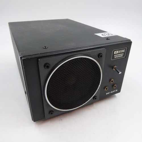 430 - Icom IC-SP3 CB/Ham radio speaker. Not available for in-house P&P