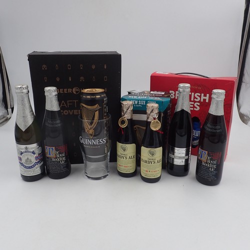 1030R - Mixed alcoholic beverages including craft beers, Guinness draft, British Ales gift set. Not availabl... 