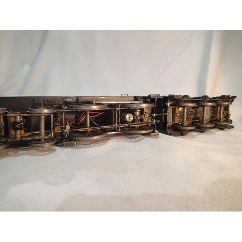 2050 - O gauge kit build class 2P, locomotive and tender, all metal, two rail fine scale, LMS black, 633, e... 