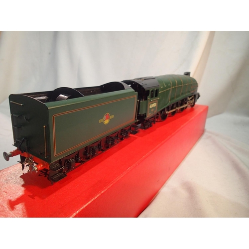 2051 - O gauge kit built class A4, Andrew K McCosh, 60003, green, late crest, two rail fine scale, excellen... 