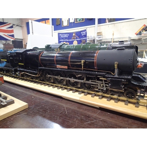 2116 - Live steam 2.5inch gauge, Uranus, LBSC design 4.8.4 with bogie tender, finished in black, Great West... 