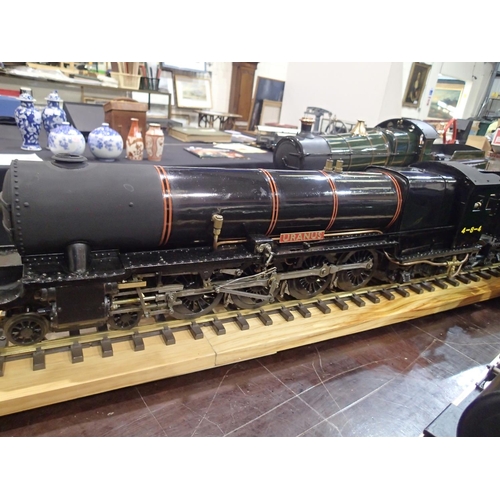 2116 - Live steam 2.5inch gauge, Uranus, LBSC design 4.8.4 with bogie tender, finished in black, Great West... 