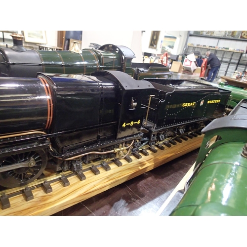 2116 - Live steam 2.5inch gauge, Uranus, LBSC design 4.8.4 with bogie tender, finished in black, Great West... 