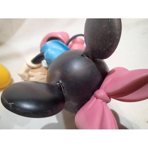 2168 - Walt Disney pre Philippines casts Mickey and Minnie Mouse. Mickey's tail and Minnie's ears have been... 