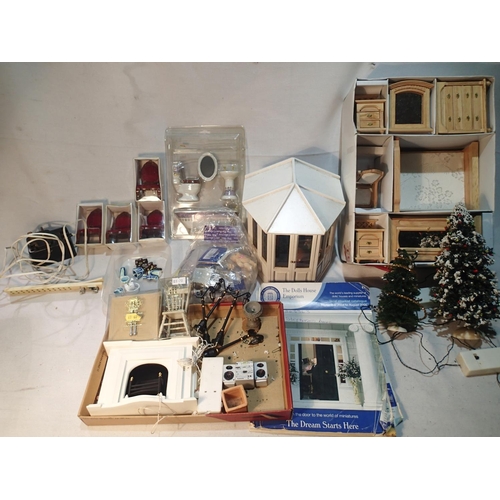 2186 - Large quantity of boxed and unboxed dolls house furniture to include The Dolls House Emporium. Items... 