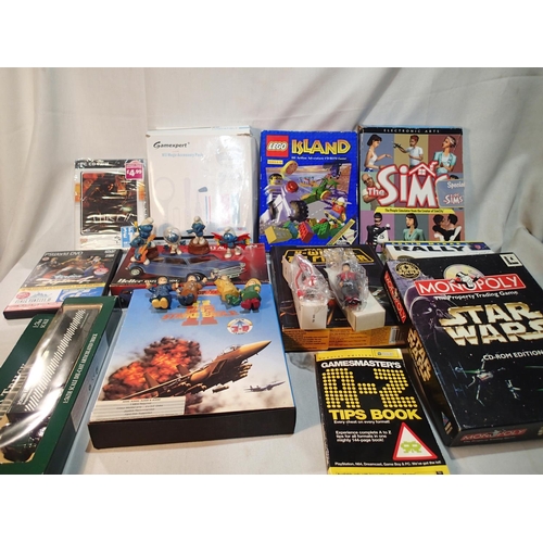 2222 - Nine boxed PC games to include Star Wars X-Wing vs Tie Fighter, a Heller  Austin Mini kit, Wii Expan... 