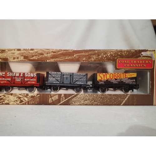 2308 - Bachmann 33-033 Coal Traders Classics, set of three Yorkshire related wagons, near mint, storage wea... 