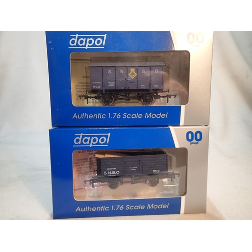 2312 - Two Wessex wagons/Dapol Navy related wagons, RN Devonport SNSO Gunpowder van limited edition 126/155... 