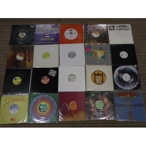 800 - Twenty mixed Disco/Funk 12 inch singles including promos. UK P&P Group 4 (£25+VAT per lot)