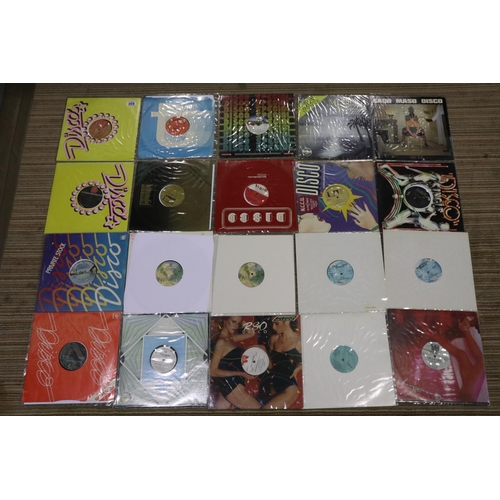 808 - Twenty mixed disco/Funk 12 inch singles including promos. UK P&P Group 4 (£25+VAT per lot)