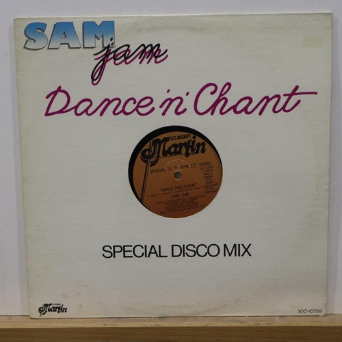 814 - Sam Jam, Dance and Chant, 12 inch single, special Disco mix. UK P&P Group 2 (£20+VAT for the first l... 