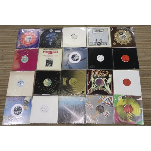 816 - Twenty classic Disco/Funk 12 inch singles including promos. UK P&P Group 4 (£25+VAT per lot)