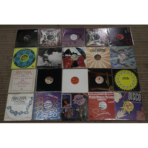 820 - Twenty mixed Disco/Funk 12 inch singles including promos. UK P&P Group 4 (£25+VAT per lot)