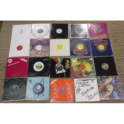 828 - Twenty classic Disco/Funk 12 inch singles including promos. UK P&P Group 4 (£25+VAT per lot)