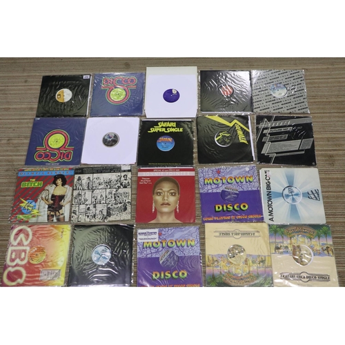 830 - Twenty classic Disco/Funk 12 inch singles including promos. UK P&P Group 4 (£25+VAT per lot)