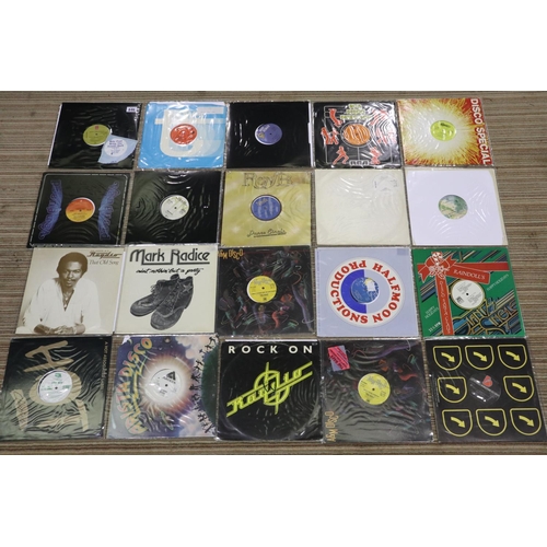 846 - Twenty mixed Disco/Funk 12 inch singles including promos. UK P&P Group 4 (£25+VAT per lot)