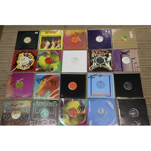 850 - Twenty mixed Disco/Funk 12 inch singles including promos. UK P&P Group 4 (£25+VAT per lot)