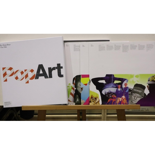 993L - Pet Shop Boys Pop-Art three disc box set in near mint condition. UK P&P Group 2 (£20+VAT for the fir... 