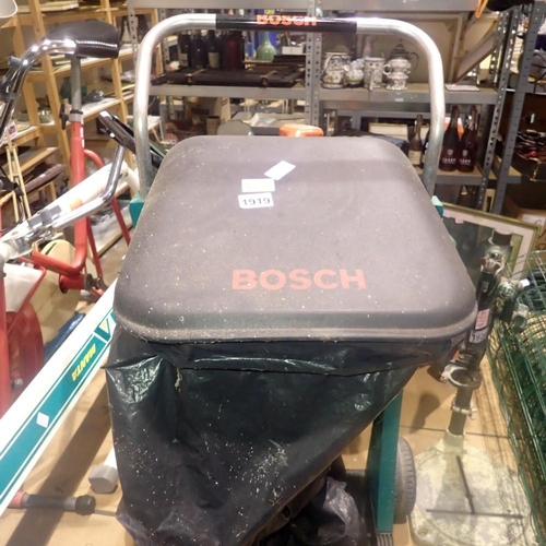 1919 - Wheeled Bosch garden waste bin/trolley. Not available for in-house P&P