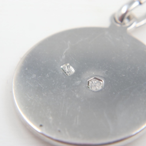 58 - Continental platinum Scorpio pendant, 2.6g. UK P&P Group 0 (£6+VAT for the first lot and £1+VAT for ... 