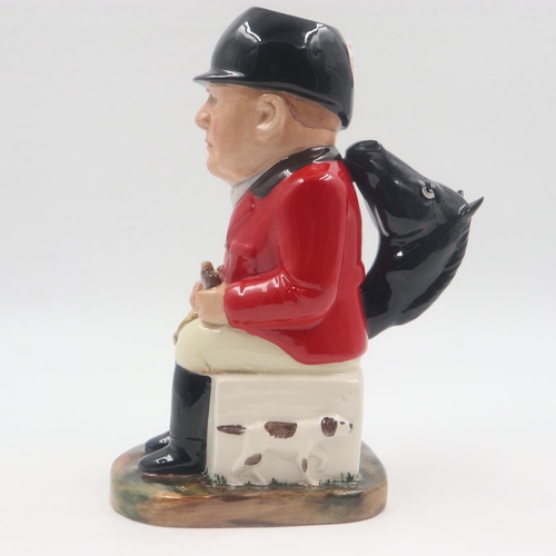 212 - Winston Churchill Toby jug, prototype, hunting pink. UK P&P Group 2 (£20+VAT for the first lot and £... 