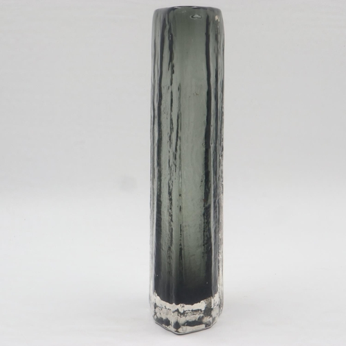 296 - Geoffrey Baxter for Whitefriars, textured pewter cucumber vase 9679, H: 31 cm. UK P&P Group 2 (£20+V... 