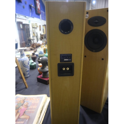 348 - Pair of Celestion F2 100W floor standing speakers, working. Not available for in-house P&P